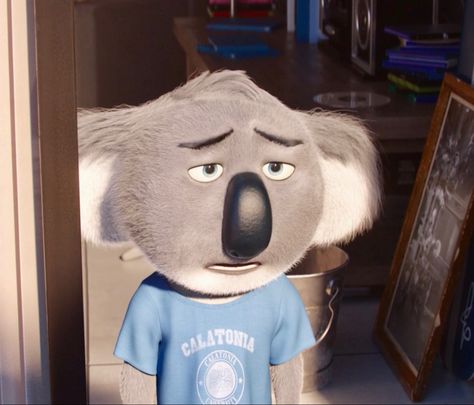 Animated movie Sing 2016 
Animated Sing movie character Buster Moon 
Koala Bear Sing Movie Characters, Sing 2016, Buster Moon, Animation Mentor, Illumination Sing, Illumination Entertainment, Sing Movie, Anthropomorphic Animals, Singing Competitions