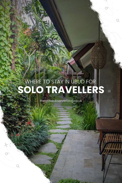 I'm "The Good Observer," and if you're planning your Bali solo female travel adventure, Ubud is a must-visit. As a solo traveler, I understand the importance of a safe and welcoming place to stay, with delicious breakfasts and friendly faces. In this Bali travel tips guide, I'll share my insights on where to stay in Ubud, how to select the perfect accommodation, and the safety of Ubud for female solo travelers. #BaliSoloFemaleTravel #BaliTravelTips #TheGoodObserver #BaliBlogger Bali Solo Female Travel, Where To Stay In Bali, Bali Places To Visit, Bali Places, Bali Accommodation, Bali Retreat, Ubud Hotels, Bali Itinerary, Single Travel