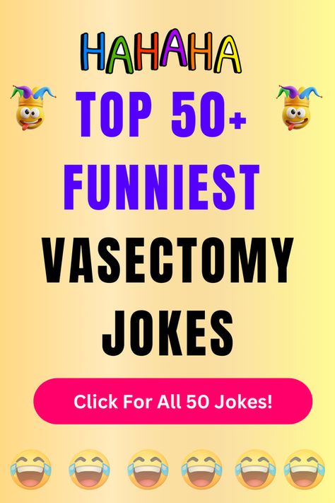 Check Out The Top 50+ Funny Vasectomy Jokes And Puns. Click For All 50+ Hilarious Vasectomy Jokes! Vasectomy Humor, Jokes And Puns, Corny Jokes, Close Shave, Stand Up Comedians, Family Planning, Bad Jokes, Very Funny Jokes, Mood Light