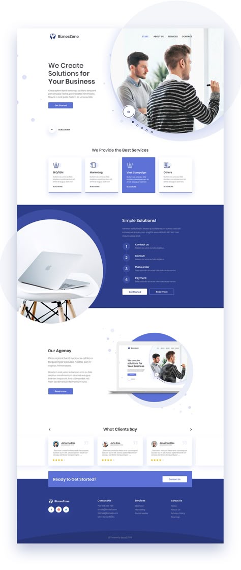 Circular Website Design, Corporate Web Design Inspiration, Onepage Website Design, Webpage Design Layout Templates, Website Design Corporate, Consulting Website Design Inspiration, Weblayout Design, Circle Website Design, Consultancy Website Design