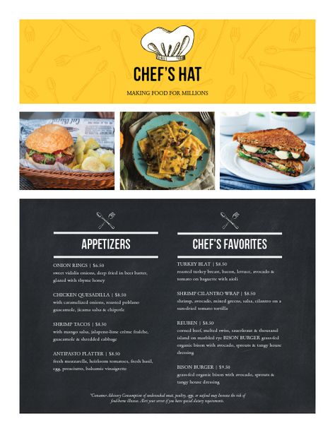 Cafe Chef Specials Menu Nyc Deli, Catering Menu Design, Menu Maker, Cafe Menu Design, Menu Design Template, Restaurant Menu Template, Design Edit, Food Menu Design, Sandwich Shops