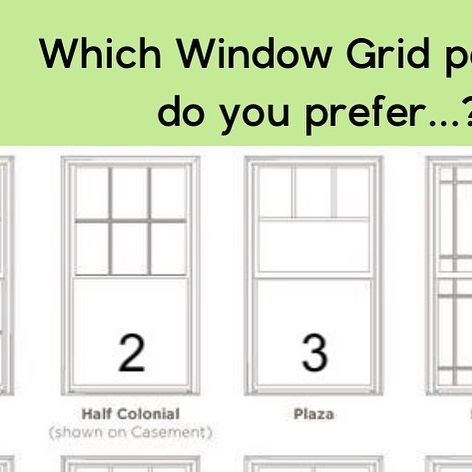 2 Over 1 Window Grid, Window Grids Styles, Windows With Grids, Builder Brigade, Grid Ideas, Window Grids, Window Ideas, Black Windows, Grid Style