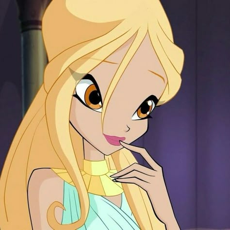 Daphne Winx Club Icon, Daphne Winx Club, Winx Club Daphne, Winx Pfp, Daphne Winx, Anime Rules, Bloom Winx Club, Stock Art, Cartoon Icons