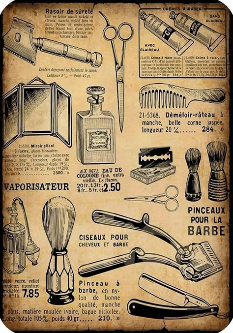 Hairdresser Tattoos, Vintage Hairdresser, Barber Poster, Vintage Razors, Barber Logo, Vintage Barber, Barber Shop Decor, Hair Salon Decor, Online Logo Design