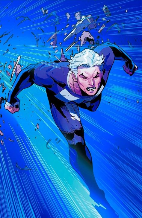 Quicksilver by Olivier Coipiel Marvel Characters Quiz, Quicksilver Comics, Iceman Marvel, Quicksilver Xmen, Gambit Wallpaper, Quicksilver Marvel, Uncanny Avengers, Peter Maximoff, Doug Jones