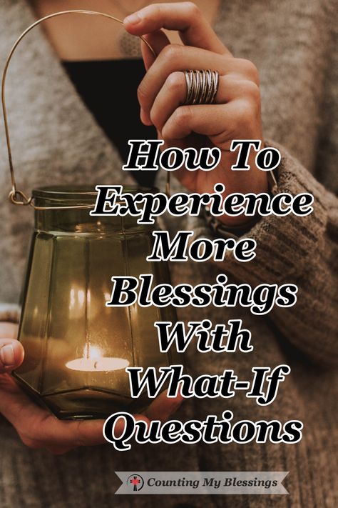 I’ve been asking myself how much of a difference it would make in my life if I started making a list of all the times I can remember God’s blessings with what-if questions. Counting My Blessings, Remember God, Surrender To God, My Blessings, Bible Notes, Encouraging Scripture, Women Of Faith, What If Questions, Christian Parenting