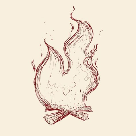 Hand With Fire Drawing, Camp Fire Sketch, Burning Paper Drawing, Fire Ink Drawing, Fire Illustration Draw, Fire Flames Drawing, Flame Line Art, Flames Sketch, Fire Drawing Reference