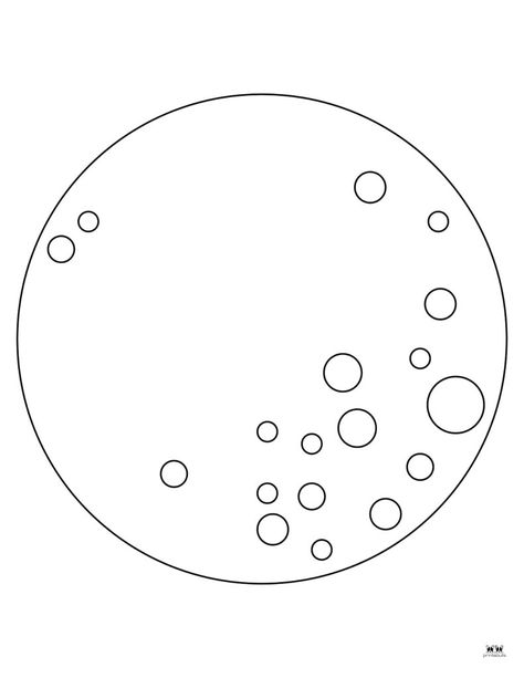 Print these moon coloring pages and templates, including moon phases, to help entertain and educate your little ones. Print from home. 100% FREE! Moon Coloring Pages, Space And Astronomy, Page Template, Moon Phases, Astronomy, From Home, Coloring Pages, Cow, Moon