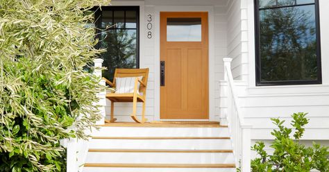 Why Your Home Exterior Needs Better Character Modern Farmhouse Front Porch, Farmhouse Front Porch Ideas, Craftsman Style Bungalow, Ranch House Exterior, Bungalow Exterior, Bungalow Renovation, Farmhouse Front Porches, Home Exterior Makeover, Craftsman Bungalow