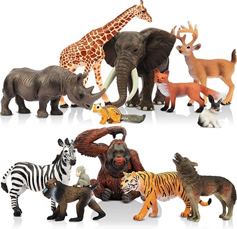 Animal Adventures, Wild Animal Toys, Zoo Toys, Tiger Gifts, Kids Zoo, Elephant Toy, Birthday Toys, Jungle Animal, Forest Animal