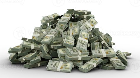 Big pile of US dollar notes a lot of money over transparent background. 3d rendering of bundles of cash Best Savings Account, Australian Money, Dollar Note, Travel Points, Best Flight Deals, Money Market Account, Buy Gold And Silver, Travel Credit Cards, Checking Account