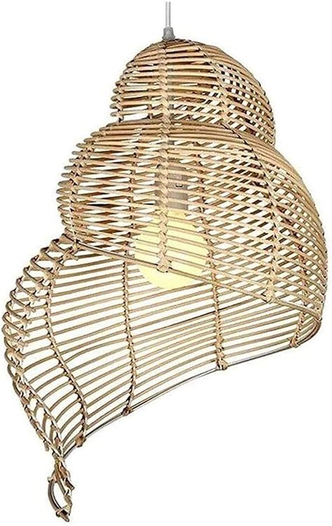 Amazon.com: CSSYKV Retro Rattan Lamp Designer Snail Pendant Lamp, Vintage Lighting E26 Socket DIY Hanging Light Fixture Bamboo Lantern Chandelier for Kitchen Farmhouse Dining Bedroom : Tools & Home Improvement Diy Hanging Light Fixtures, Patio Rattan Chandelier Outdoor Boho, Plug In Rattan Pendant Light, Diy Hanging Light, Snail Pendant, Chandelier For Kitchen, Whicker Chandelier, Multiple Hanging Rattan Lights, Chandelier Farmhouse