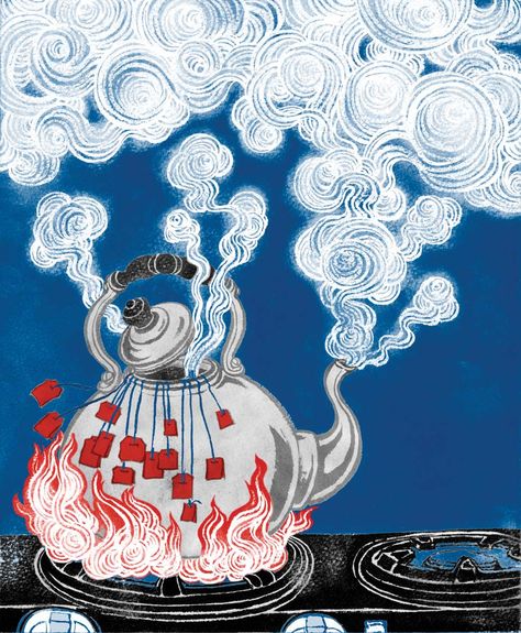 Yuko Shimizu Yuko Shimizu, Japanese Pop Art, School Of Visual Arts, 수채화 그림, Arte Inspo, Art Pop, 판타지 아트, Funky Art, Tea Pot