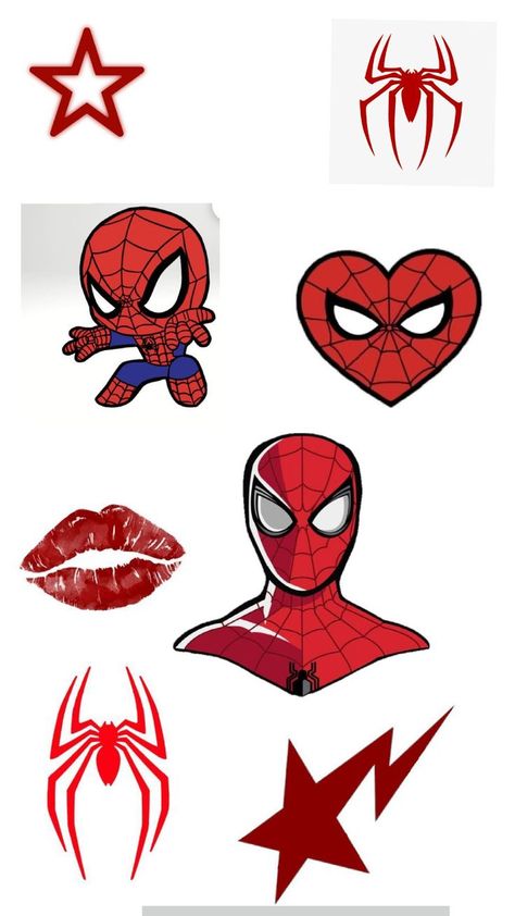 Spiderman Stickers Aesthetic, Spider Man Stickers, Cute Binder Covers, Spiderman Stickers, Spiderman And Spider Gwen, Spiderman Gifts, Emoji Stickers Iphone, Spiderman Theme, Spiderman Spider