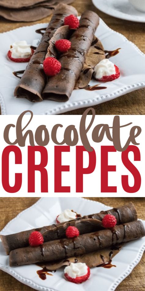 Cream For Crepes, Chocolate Crepe Filling, Crepe Fillings Sweet, Sweet Crepes Filling, Dinner Crepes Recipe, Crepe Toppings, Breakfast Crepes Filling, Chocolate Crepe Recipe, Crepe Filling Ideas