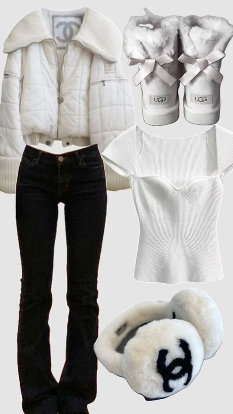 white winter fit Clueless Outfits, Winter Fit, Skating Outfits, Simple Trendy Outfits, Other Outfits, Cute Everyday Outfits, Cute Simple Outfits, Really Cute Outfits, Outfit Inspo Fall