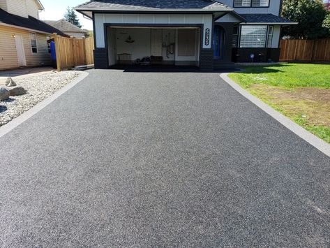 The Benefits of Rubber Resurfacing | Vancouver Safety Surfacing Rubber Driveway, Cement Driveway, Driveway Resurfacing, Asphalt Driveway, Hand Trowel, Paving Design, Concrete Driveways, Decorative Concrete, Concrete Decor