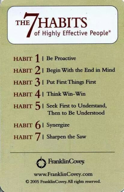 Daglig Motivation, Seek First To Understand, Ap Statistics, Habits Of Highly Effective People, Highly Effective People, Leadership Management, Stephen Covey, Habits Of Successful People, Mental Training