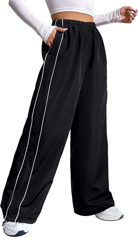 Y2k Track Pants, Track Pants Women, Pants Baggy, Pants Cargo, Baggy Y2k, Y2k Clothing, Baggy Pant, Jogger Sweatpants, Streetwear Women