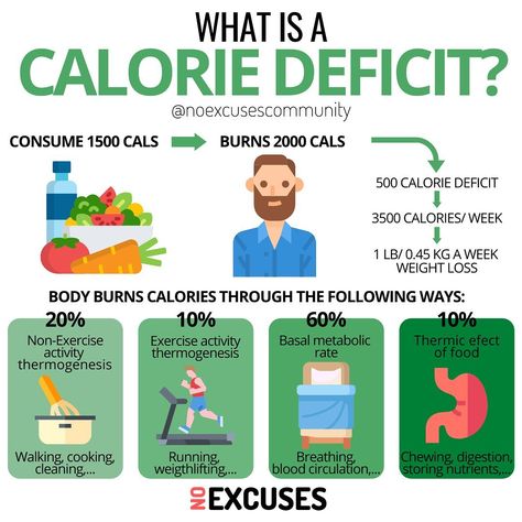 NOEXCUSES on Instagram: “What is a calorie deficit? 🤔 - By (@noexcusescommunity) - As a human being, you burn calories as fuel. To maintain your weight you need to…” 500 Calorie, Caloric Deficit, Exercise Activities, Best Diet Plan, Calorie Deficit, Gym Workout Tips, 5 Months, Health Facts, Calorie Diet