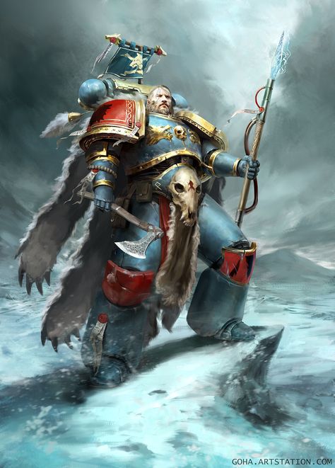 40k Space Wolves, Space Marine Art, Warhammer 40k Space Marine, Space Wolf, 40k Space Marine, For The Emperor, Adeptus Astartes, Warhammer 40k Art, 40k Art