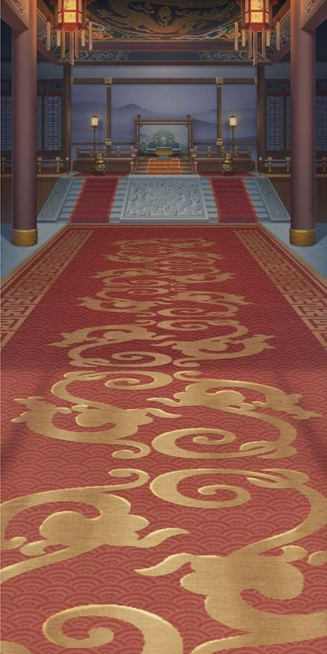 Ancient Chinese Throne Room, Japanese Throne Room, Chinese Throne Room, Chinese Temple Interior, Chinese Palace Interior, Cny Background, Chinese Castle, Japanese Entrance, Background Royal