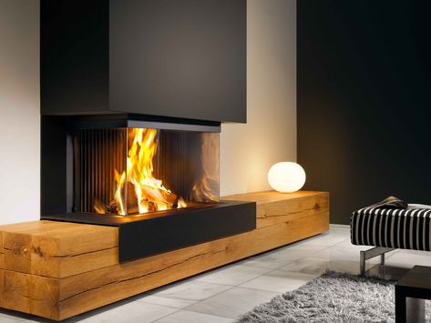 Fireplace Modern Design, Fireplaces Layout, Living Room Decor Fireplace, Contemporary Fireplace, Wood Fireplace, Home Fireplace, Modern Fireplace, Fireplace Wall, Fireplace Mantle