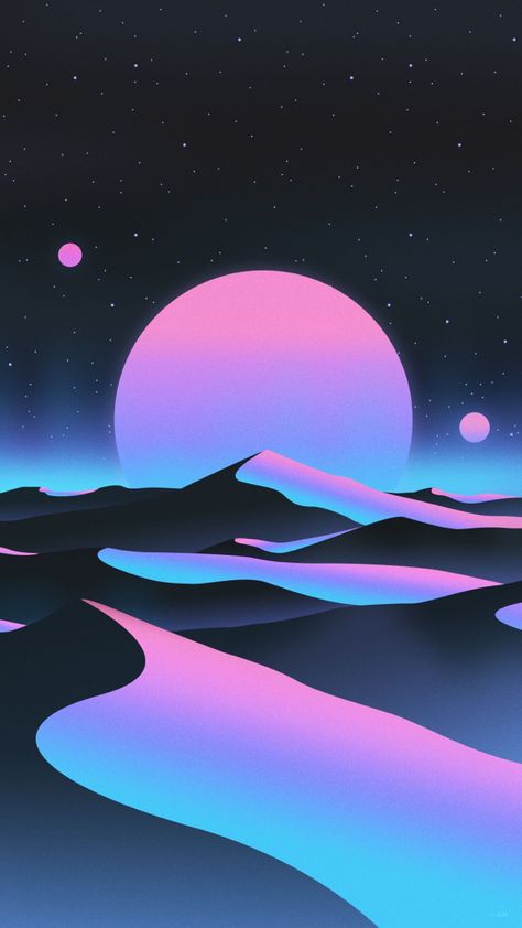 Sci Fi Wallpaper, New Retro Wave, Night Sky Wallpaper, Graphic Wallpaper, Cool Wallpapers Art, Abstract Wallpaper, Surreal Art, Space Art, Galaxy Wallpaper