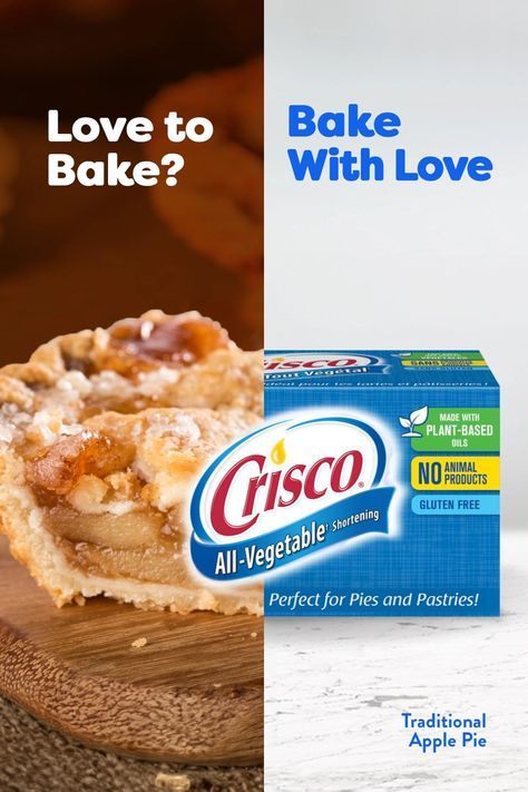 Take on a classic with Crisco’s Traditional Apple Pie recipe. Filled with cinnamon, nutmeg and of course, tasty and tart red apples - this easy recipe is impossible to resist. Bake it happen today and fall in love with a perfect pastry. 🍎🍂 Turkey Cheese Ball Recipe, Crisco Pie Crust Recipe, Traditional Apple Pie Recipe, Best Pie Crust Recipe, Apple Pie Crust, Traditional Apple Pie, Pie Crust Recipe Easy, Chocolate Roll Cake, Easy Apple Crisp Recipe