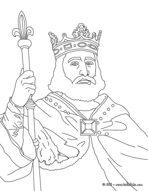 KING CHARLES MARTEL coloring page King Coloring Page, King Sketch, Study 2023, King George Ii, King Drawing, King Picture, People Coloring Pages, Easy Disney Drawings, Francis Picabia