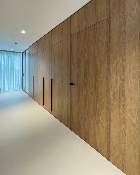 How to build wood panel walls with concealed doors | Angelbau Plywood Door Frame Design, Concealed Doors In Wall, Concealed Doors, Wood Wall Cladding, Wooden Wall Cladding, Panel Walls, Glass Partition Wall, Invisible Doors, Modern Barn Door