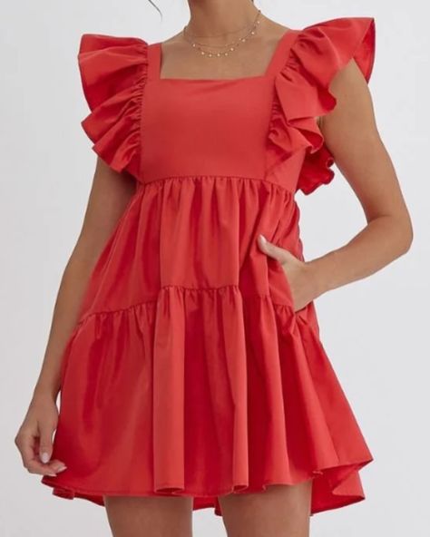 Baby girl red dress