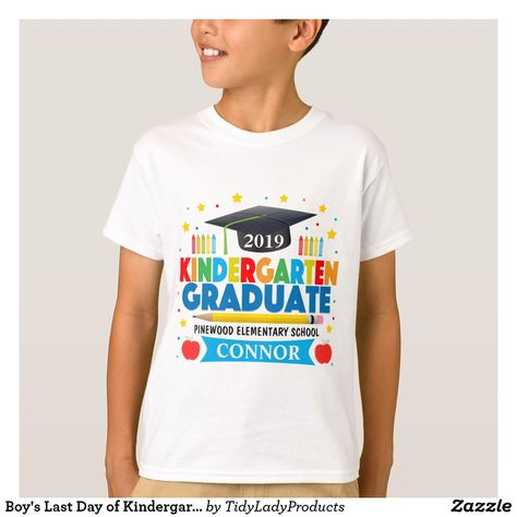 Boy's Last Day of Kindergarten T-shirt, Graduation Outift, Boy Kindergarten Graduation shirt Last Day Of Kindergarten, Kindergarten Outfit, Owl T Shirt, Preschool Graduation, Graduation Funny, Kindergarten Graduation, Pink Owl, Nailed It, Preschool Outfits