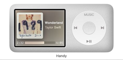 Ipod Widget, Wonderland Taylor Swift, Ios Phone, Iphone Layout, Phone Themes, Ipad Wallpaper, App Icon, Ipod, Wall Stickers