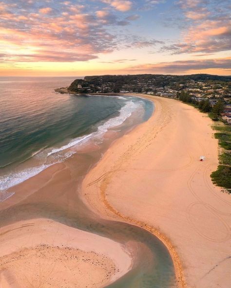 New South Wales on Instagram: “INSTAGRAM OF THE DAY: Sunrise game is strong on the @visitcentralcoastnsw! 🌅 Only 90 mins drive from @Sydney city, Avoca Beach is…” New South Wales Australia, Sydney Beach Aesthetic, Avoca Beach, Sydney Sunset, Avoca Beach Nsw, Wales Travel, Sydney City, Cultural Festival, Walking Trails