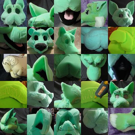 Female Fursuit, Fursuit Making, Foam Mask, Fursuit Tutorial, Anthro Art, Foam Armor, Fursuit Head, Fur Animal, Dragon Costume