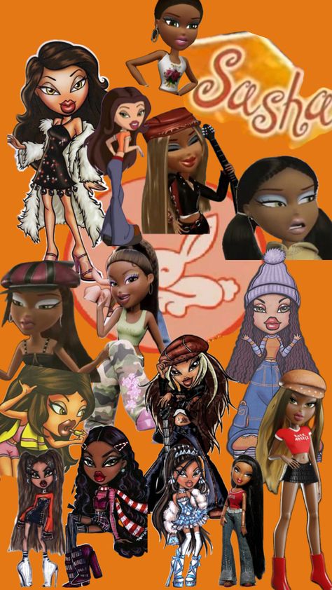 Sasha Wallpaper #sashabratz #bratzsasha #bratz #bratzdoll #wallpaper #iphone Bratz Sasha Aesthetic, Bratz Sasha Outfit, Sasha Bratz Aesthetic, Bratz Sasha, Bratz Dolls Aesthetic, Barbie Party Decorations, Khaki Skirt, 28th Birthday, Iphone Wallpaper Girly