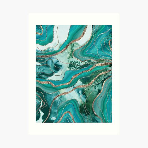 Get my art printed on awesome products. Support me at Redbubble #RBandME: https://www.redbubble.com/i/art-print/Liquid-Marble-Agate-Glitter-Glam-5-Faux-Glitter-decor-art-by-anitabellajantz/51051072.1G4ZT?asc=u Liquid Marble, Glitter Decor, Society6 Art, Mini Art, Decor Art, Wall Tapestry, Metal Art, Sale Poster, Metal Prints