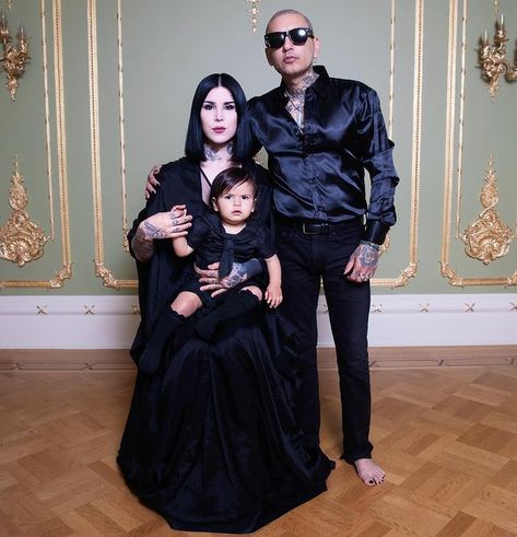 𝐊𝐀𝐓 𝐕𝐎𝐍 𝐃 no Instagram: “Leafar is truly the luckiest boy in the world, and I am forever grateful for the family we’ve created together because of you! Happy…” Forever Grateful, Kat Von, Kat Von D, Baby First Birthday, You Happy, Personal Branding, Nun Dress, The Family, Family Photos