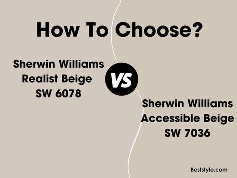 realist beige vs accessible beige Realist Beige Sherwin Williams Exterior, Agreeable Grey Vs Accessible Beige, Realist Beige Coordinating Colors, Sw Realist Beige Cabinets, Realist Beige Vs Accessible Beige, Realistic Beige Sherwin Williams, Natural Cream Vs Accessible Beige, Accessible Beige Vs Natural Linen, Realist Beige Sherwin Williams Cabinets