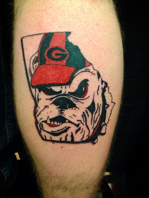 Georgia Bulldog Tattoo Ideas For Men, Georgia Bulldog Tattoo Ideas, Georgia Bulldog Tattoo, Bulldog Tattoo Ideas, Georgia Tattoo, Bulldog Tattoo, Georgia Bulldog, Tattoo Ideas For Men, Georgia Bulldogs