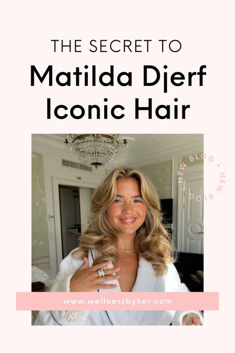 Fluffy Blowout Hair, Fluffy Blowout, Rid Of Frizzy Hair, Matilda Djerf Hair, Blowout Look, Blowout At Home, Iconic Hair, A Blowout, Romantic Classic