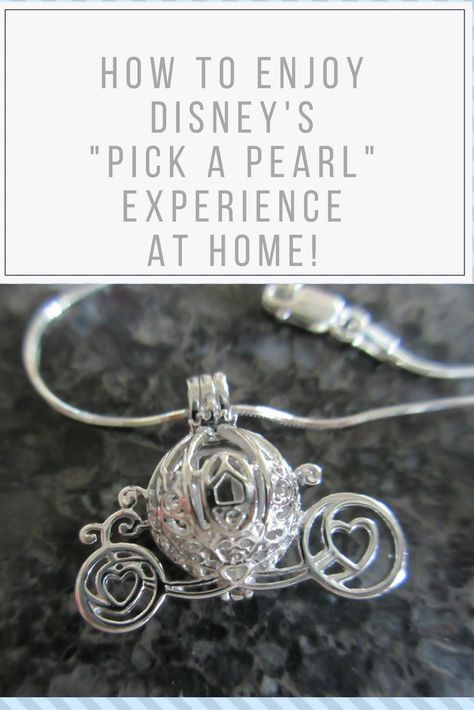 How to Enjoy Disney's Pick a Pearl Experience at Home Pick A Pearl Epcot, Disney Need To Know Tips, Epcot Planning, Disney World Jewelry, Becoming A Disney Travel Agent, Disney Divas, Disney Side, Disney Planning, Disney Home