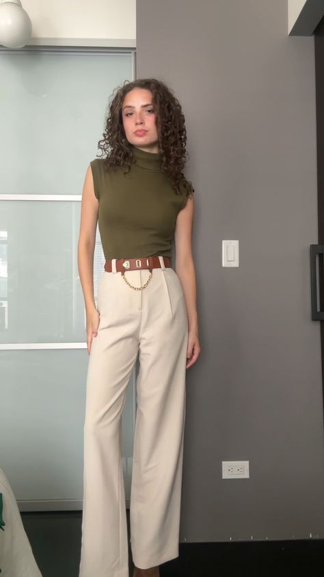 Shop Baldwin Pant in Beige and other curated products on LTK, the easiest way to shop everything from your favorite creators. Beige Tailored Pants Outfit, Tan Work Pants Outfit, Beige Pant Outfits Women, Tan Pants Outfit, Beige Pants Outfit, Corduroy Pants Outfit, Pants Outfit Work, Tan Pants, Beige Pants