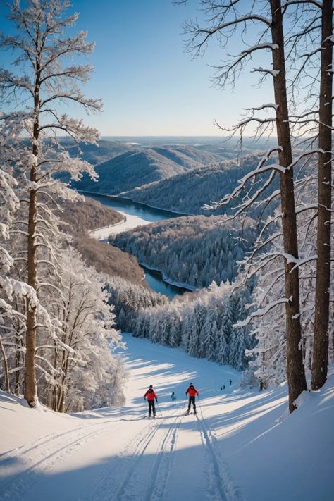 Embrace the Chill: Wisconsin's Top Winter Sports Destinations Madison Wisconsin Winter, Wisconsin Aesthetic, Winter Moodboard, Wisconsin Winter, Eau Claire Wisconsin, Winter Resort, Canadian Winter, Winter Images, Madison Wisconsin