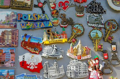 Poland Facts, Digital Money, Painted Ceramic Plates, Neon Museum, Polish Recipes, Travel Souvenirs, Vintage Metal Signs, Retro Wall, Warsaw