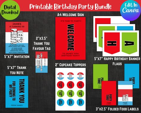 Prime Theme Birthday Party, Prime Hydration Birthday Party, Prime Drink Birthday Party, Prime Birthday Party Theme, Prime Birthday Party, Prime Party, Hydration Drink, Party Food Labels, 9th Birthday Parties