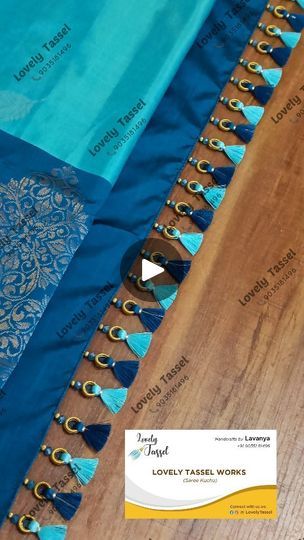 174K views · 1.2K reactions | Adding Beauty to Saree using Rings & Crystals 💙#lovelytassel #sareelove #sareetassel #sareekuchulu #sareekuchu #kuchulu #tassels #kuchu #weddingsarees #bridalsarees #instagood #indianwomenfashion #threadwork #instareels #sareepalluhangings #sareetassels #handcrafted #handmade #handwork #silksarees #pattusaree #india #fashion #artwork #trending #tamilbride #sareekuchudesign #viral | Lovely Tassel | K S Harishankar · Pavizha Mazha Kuchulu For Sarees, Saree Kutch, Saree Kuchulu, Saree Kuchu New Designs, Kuchu Designs, Saree Kuchu Designs, Indian Women Fashion, Saree Tassels, Tamil Brides