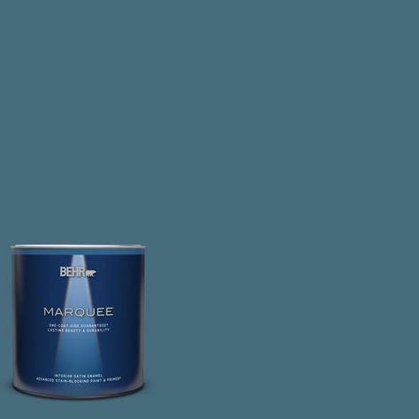 Poseidon by Behr (Home Depot) is one of the three blue paint colors we used to paint the center post and night sky (tiers' undersides) on our display. We used the You Tube tutorial (https://youtu.be/1THnsu7sHe4) by #StudioSilverCreek. We also used a plain white paint to help with the blending and to paint the tops of the tiers/levels. Behr Marquee Paint, Behr Marquee, Paint Keys, Fiber Cement Siding, Exterior Stain, Hidden Colors, Behr Paint, Paint Types, Paint Primer