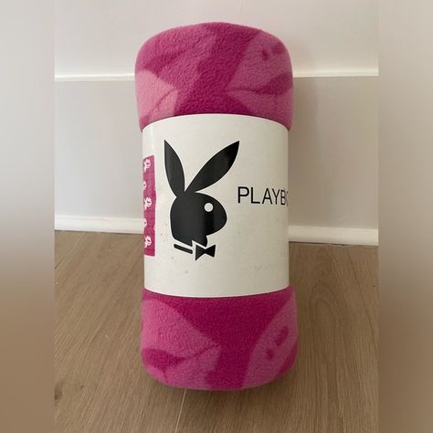 ‍♀️PLAYBOY Y2K Throw  / Beach Blanket Rare Pattern  NEW  Authentic Pink Y2k Aesthetic, Tattoo Room, Grunge Jacket, Pink Throw Blanket, Bunny Blanket, Trashy Outfits, Baby Birthday Gifts, Pink Throws, Pink Monogram